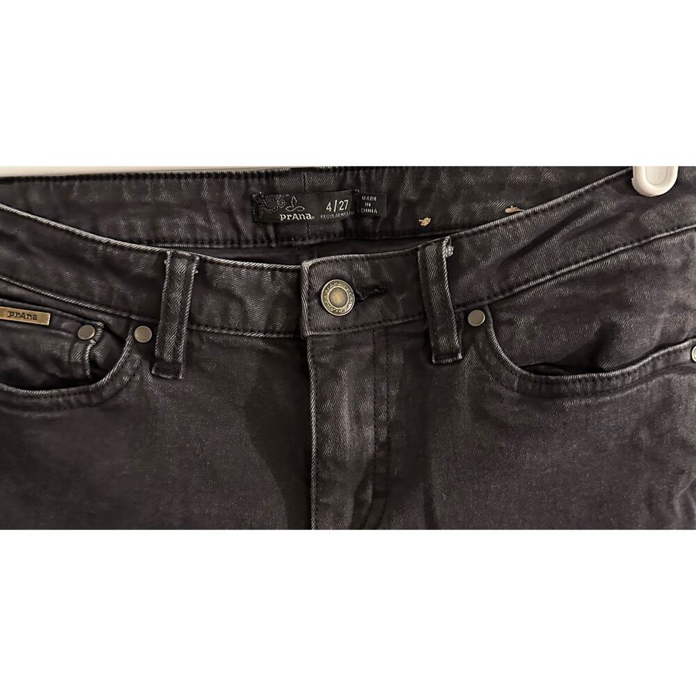 PrAna Women’s Black Denim Size 4/27 - Picture 2 of 3